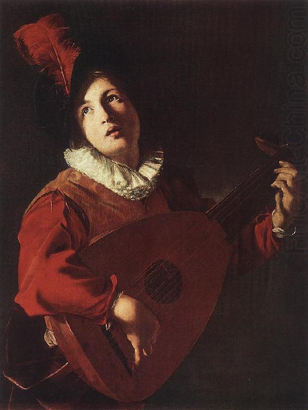 Lute Playing Young sg, MANFREDI, Bartolomeo